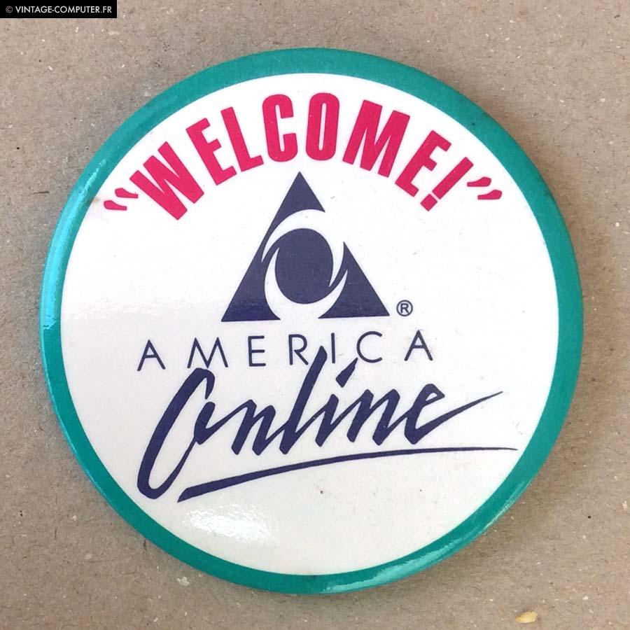 America online “welcome” (AOL)