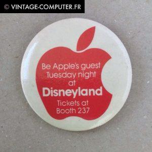 Apple Disneyland button badge