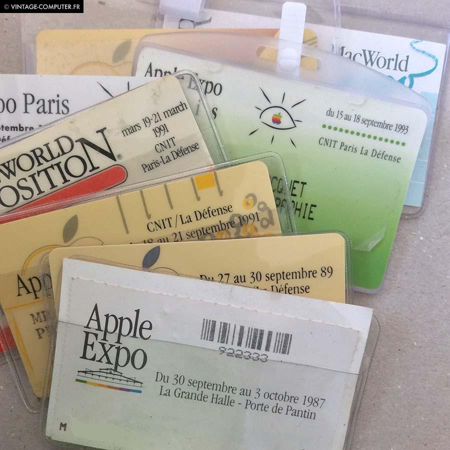 Apple and MacWorld expo cards set
