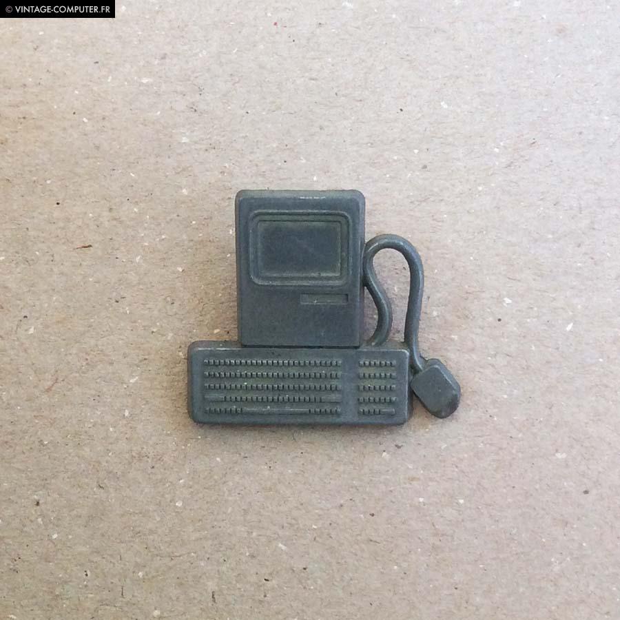 Apple Macintosh Plus vintage metal lapel pin