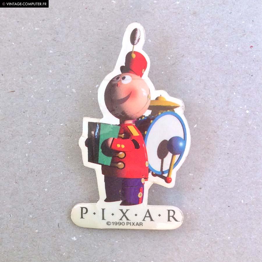 Pixar Tin Toy badge
