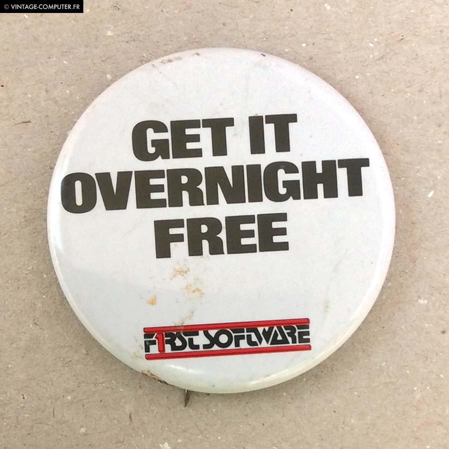 Get it overnight free – first software