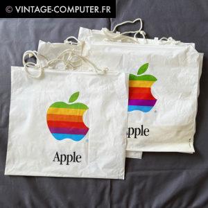 apple computer vintage plastic bag